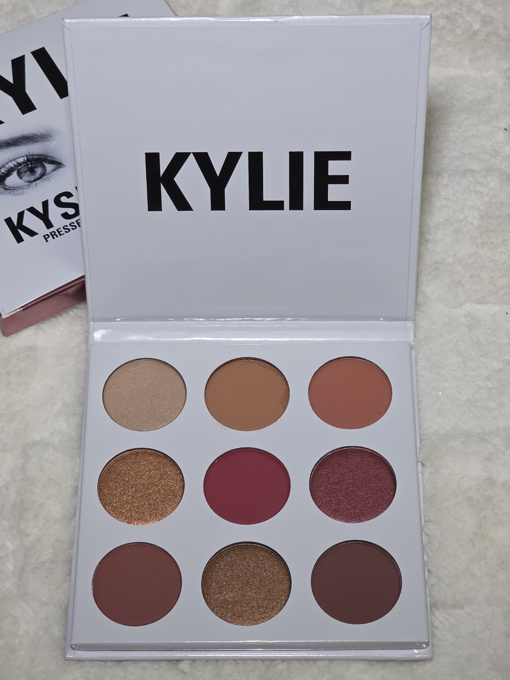 KYLIE COSMETICS 9 PAN PRESSED POWDER KYSHADOW—THE BURGUNDY PALETTE—NIB